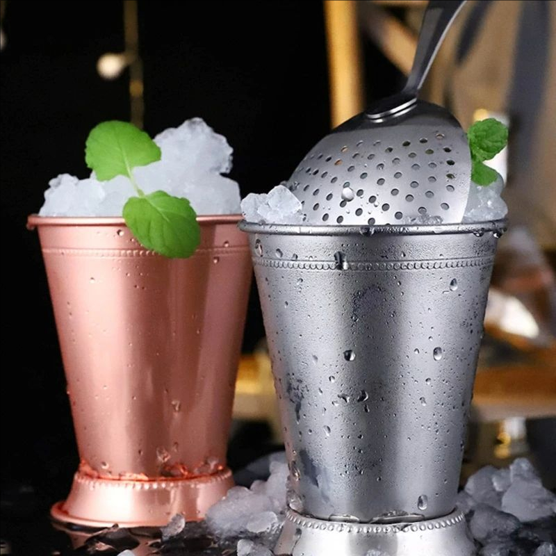 Wine Beer Mixed Drinks - Tiki Mint Julep Becher Edelstahl Cocktailbecher