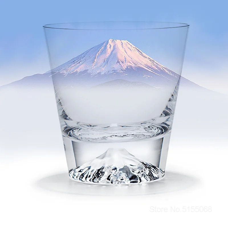 Wine Xo - Japanisches Mount Fuji Kristall-Weinglas, Schneeberg XO
