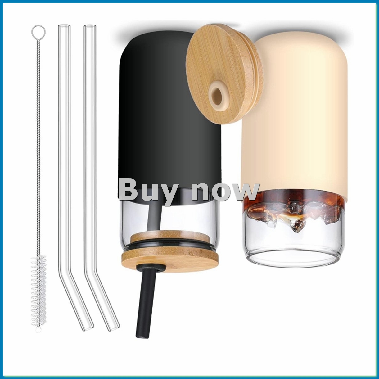 Beer & Wine Jockey Plaza Shopping - 2 Farben 20 OZ Glasbecher mit
