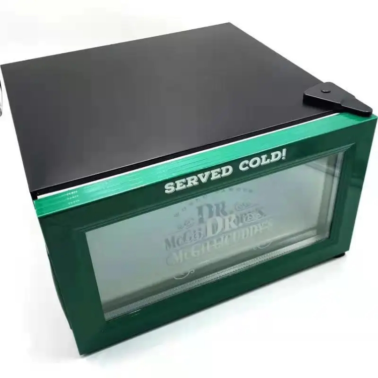 Wine Beer Fridge Small - Vanace 18 Liter Mini-Kühlschrank mit Glastür