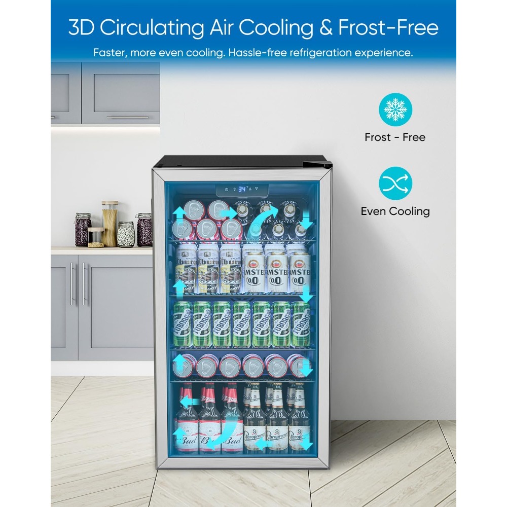 Getränkekühlschrank - 126 Dose – Wine Beer Fridge Small Bewertung und Preis