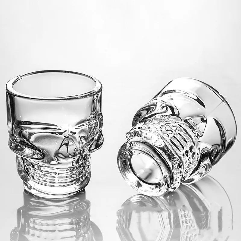 1/2Pcs Schädel Kopf Schnaps Gl – Whisky Beer And Wine Bewertung und Preis
