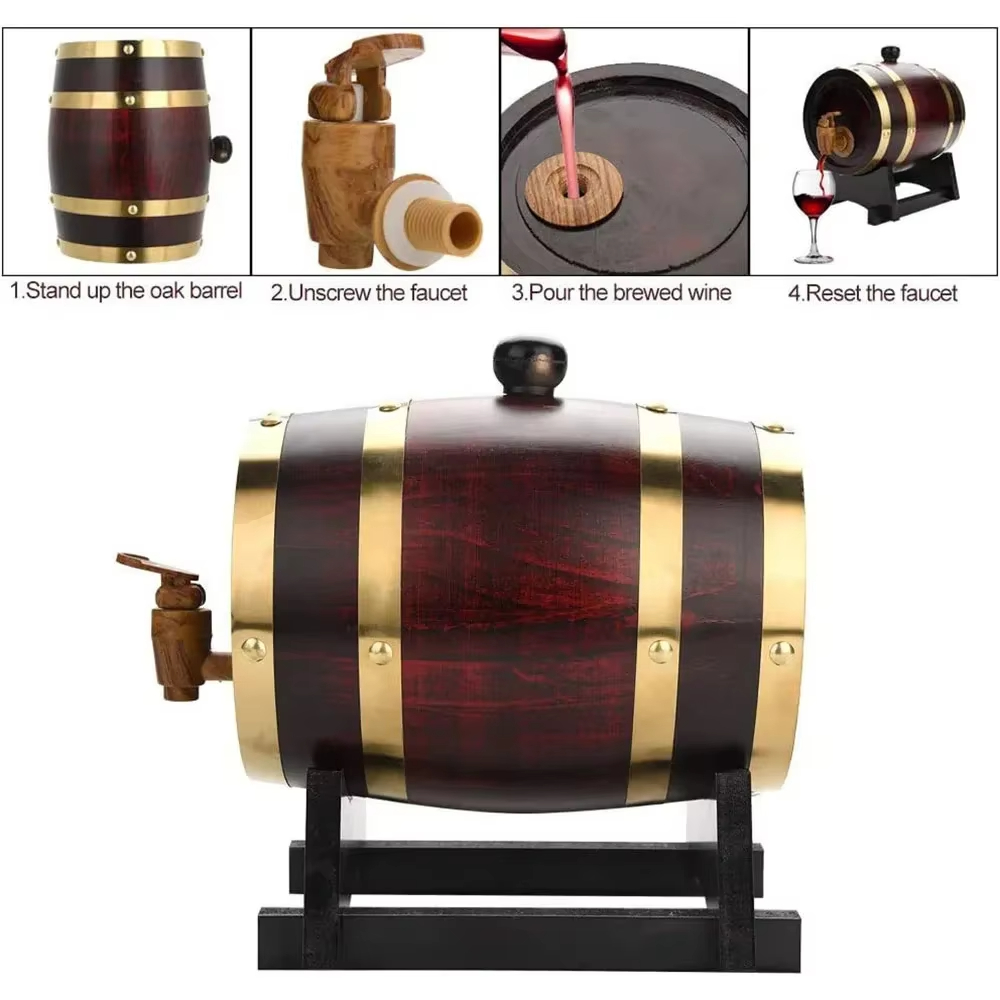 Whiskey-Fass-Dekanter aus Eich – Wine Beer And Spirit Bewertung und Preis
