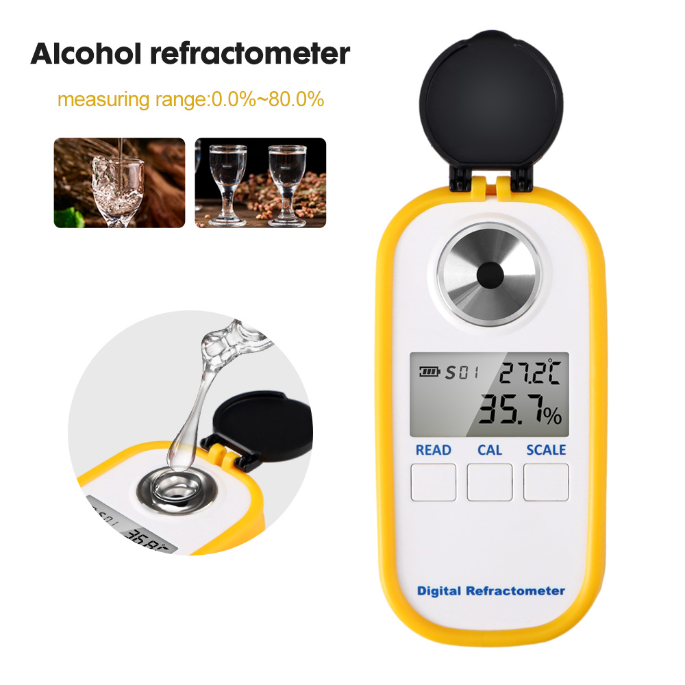 Digitales Alkohol-Refraktomete – Wine Beer And Spirit Bewertung und Preis