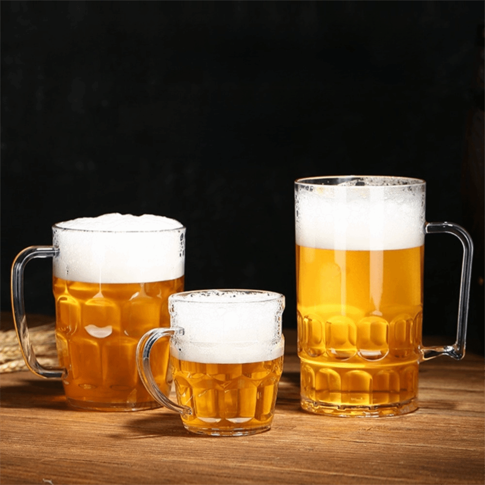 Kreativer Glasimitat-Bierkrug  – Wine Beer Drink Bewertung und Preis