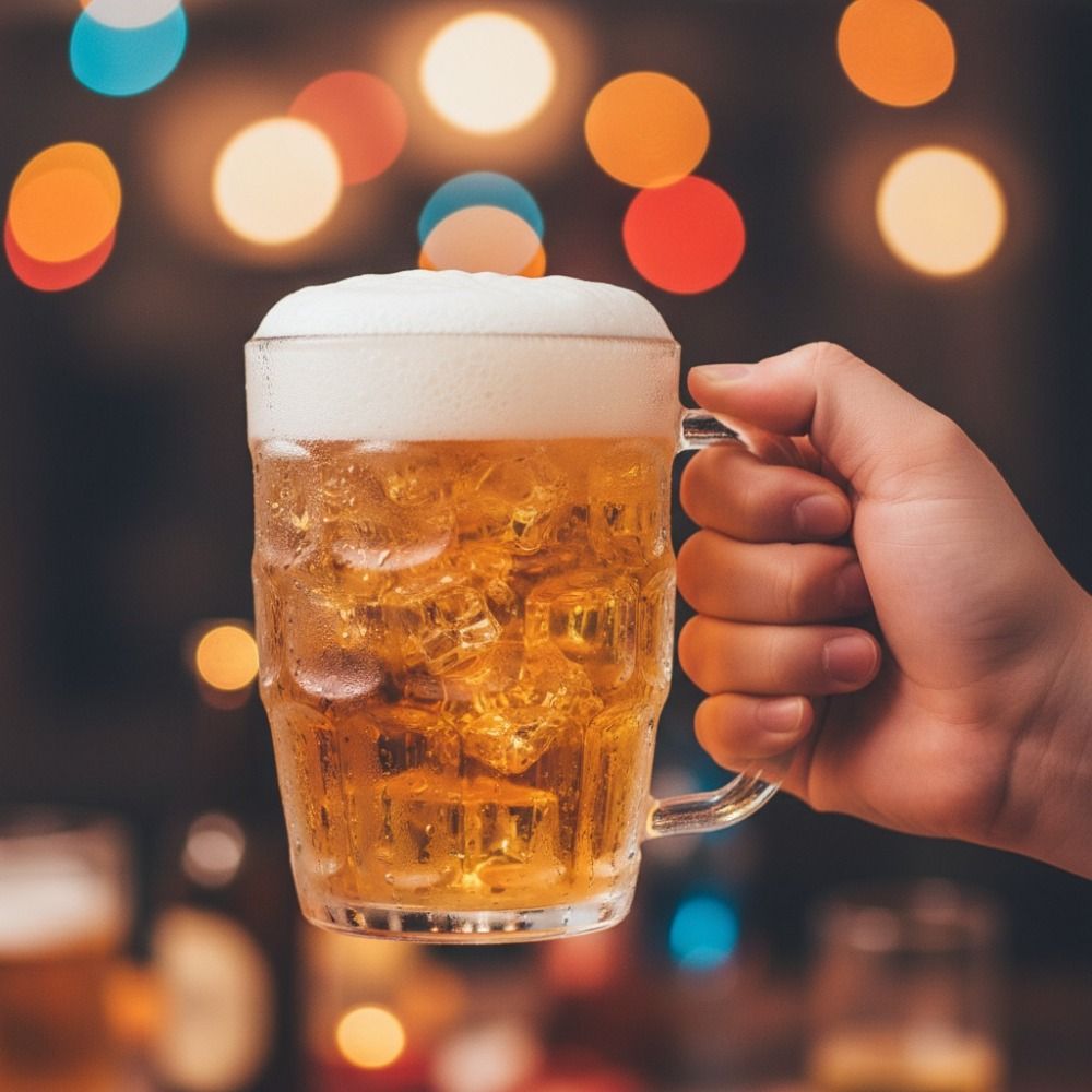 Kreativer Glasimitat-Bierkrug  – Wine Beer Drink Bewertung und Preis