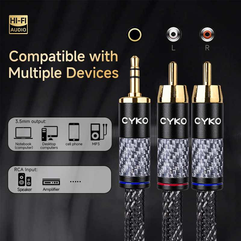 CYKO Hifi 6N OFC Audiokabel 3, – Wine Xo Bewertung und Preis