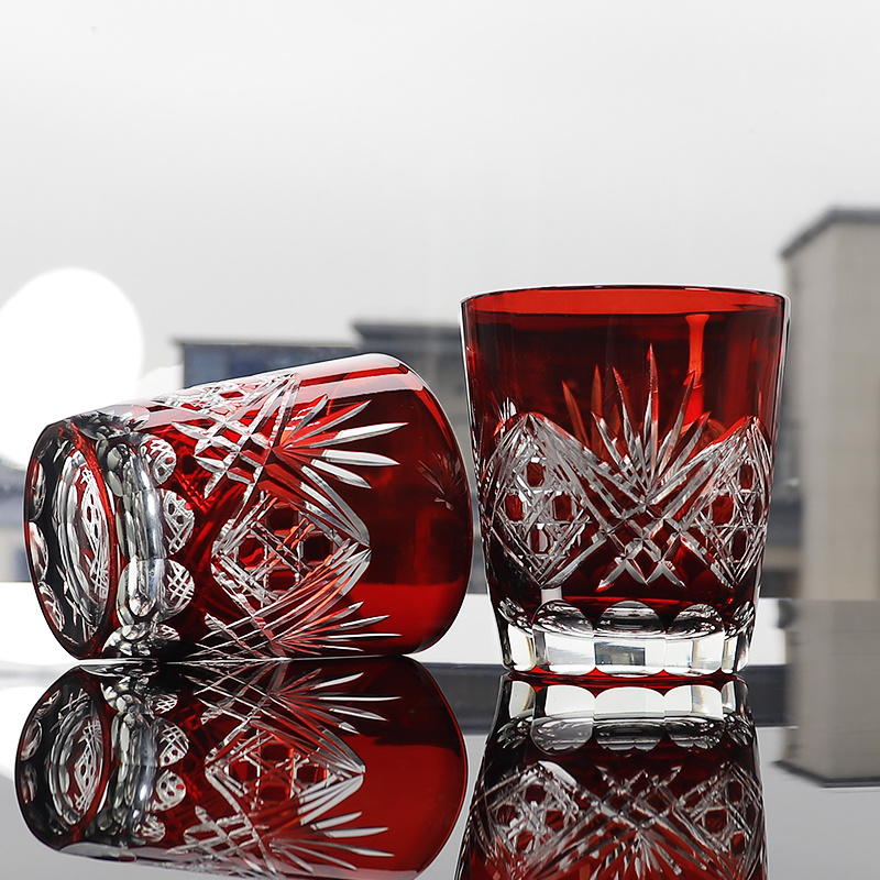 Roter Edo Kristall Whisky Glas – Whisky Beer And Wine Bewertung und Preis