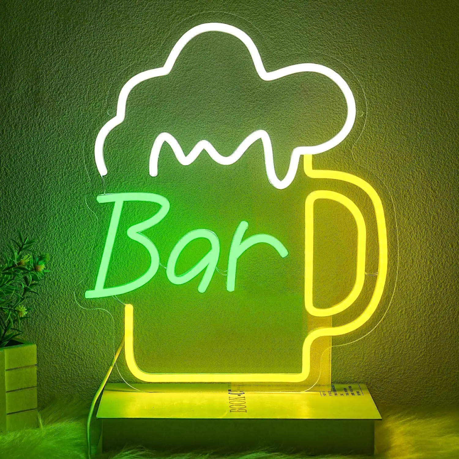 Bier-Bar Neonschild USB Dimmba – Beer & Wine Jockey Plaza Shopping Bewertung und Preis