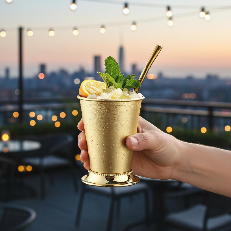 Edelstahl-Mint-Julep-Becher -  – Wine Beer Mixed Drinks Bewertung und Preis
