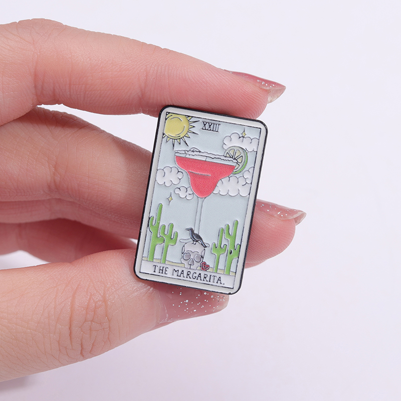 Tarot Emaille Pin Abzeichen Ka – Wine Beer Pizza Bewertung und Preis