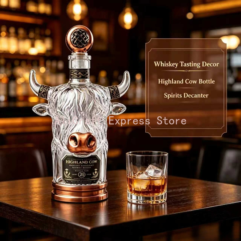 3D Highland-Kuh Kristall-Whisk – Wine Beer And Spirits Bewertung und Preis