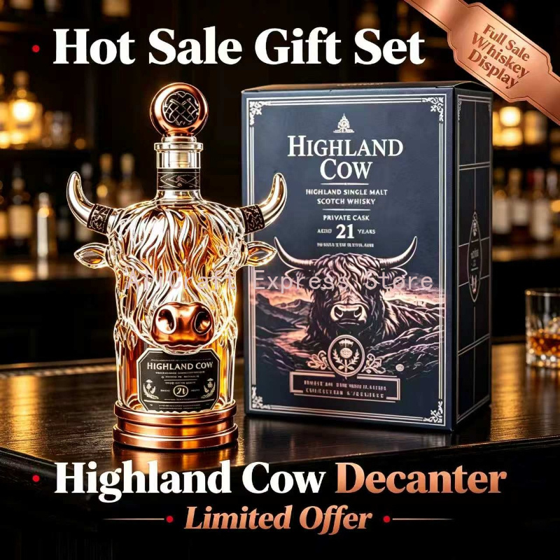 3D Highland-Kuh Kristall-Whisk – Wine Beer And Spirits Bewertung und Preis